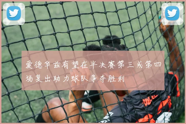 爱德华兹有望在半决赛第三或第四场复出助力球队争夺胜利